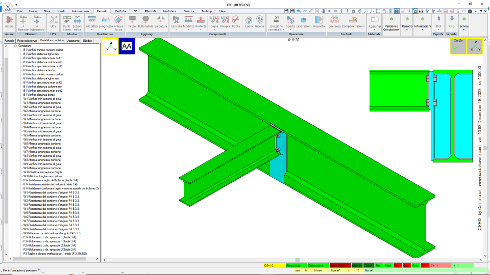 End plate su altezza totale (BE1)