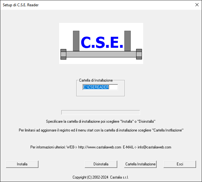 Installazione di CSE Reader